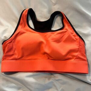 Women's Orange Sports Bra